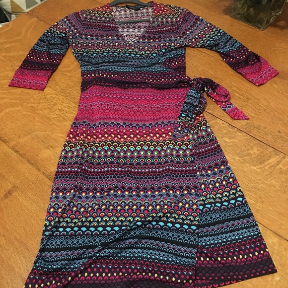 French Connection Dresses & Skirts - French Connection size 8 wool/silk wrap dress.